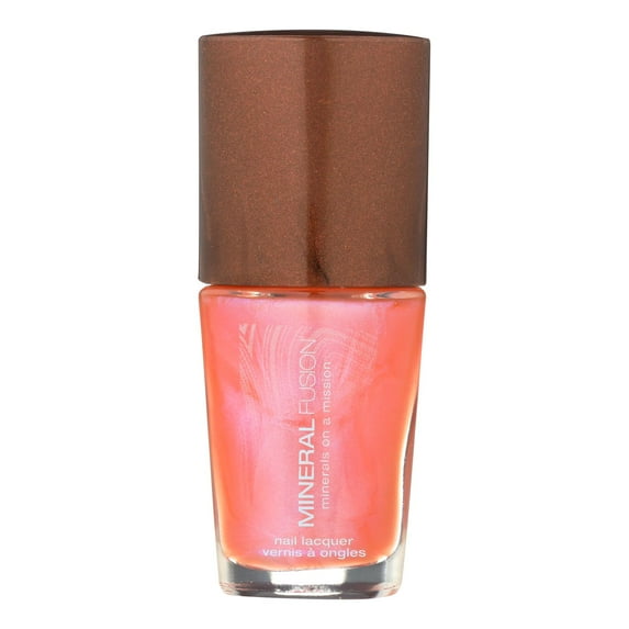 Mineral Fusion 2222529 0.33 oz Pink Fire Opal Nail Polish