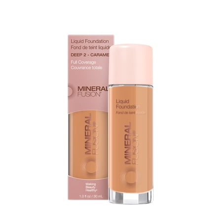 Mineral Fusion Liquid Foundation, Deep 2, 1 Fl Ounce