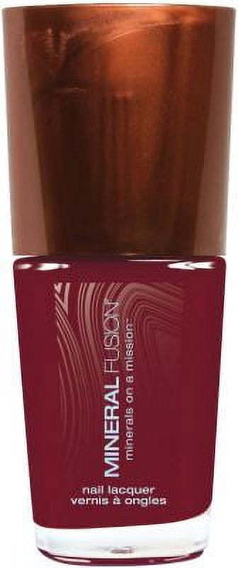 Mineral Fusion Nail Polish in Matte Mulberry