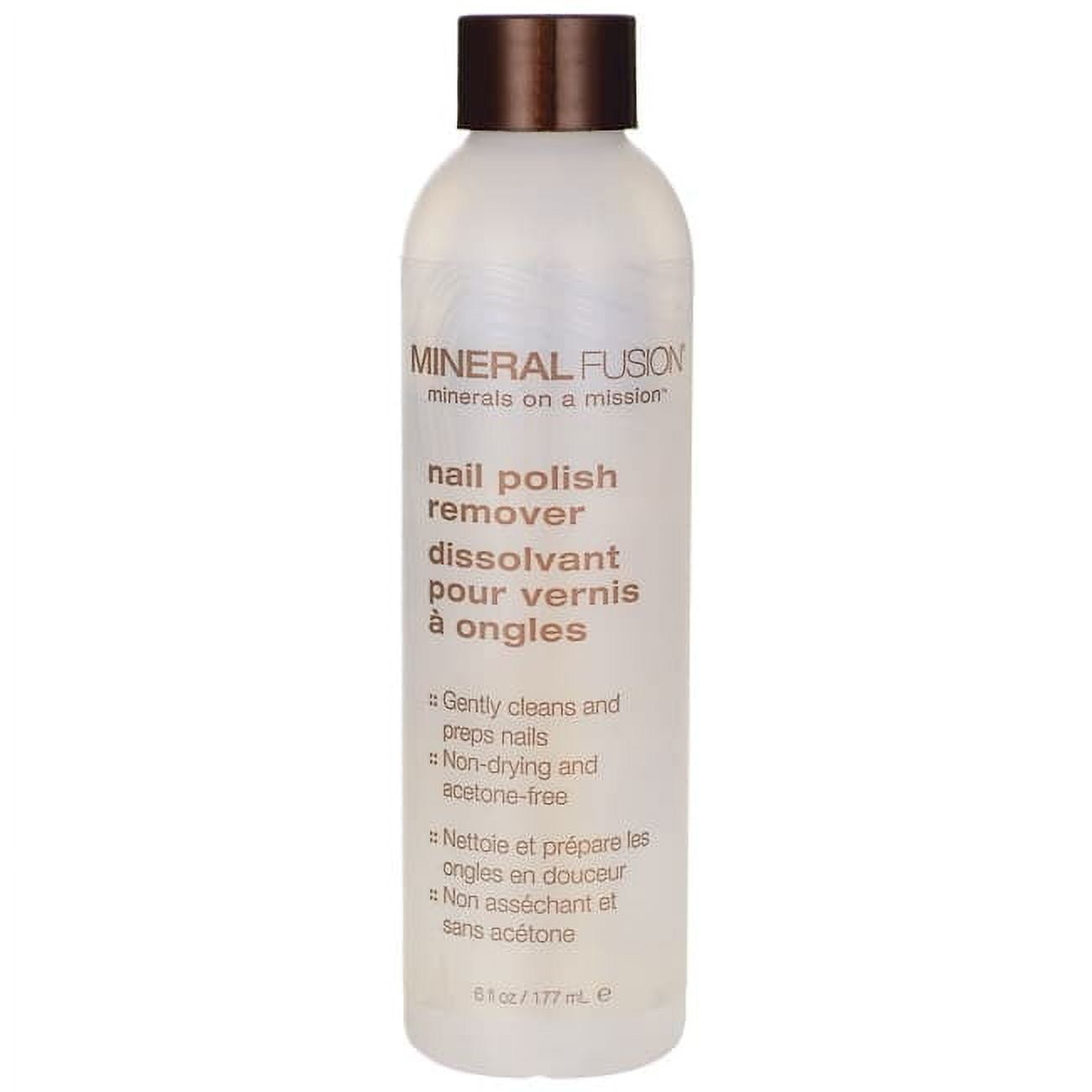 Mineral Fusion Nail Polish Remover Gentle Acetone Free Non Drying Toxic Free 6 Oz 1 Pack