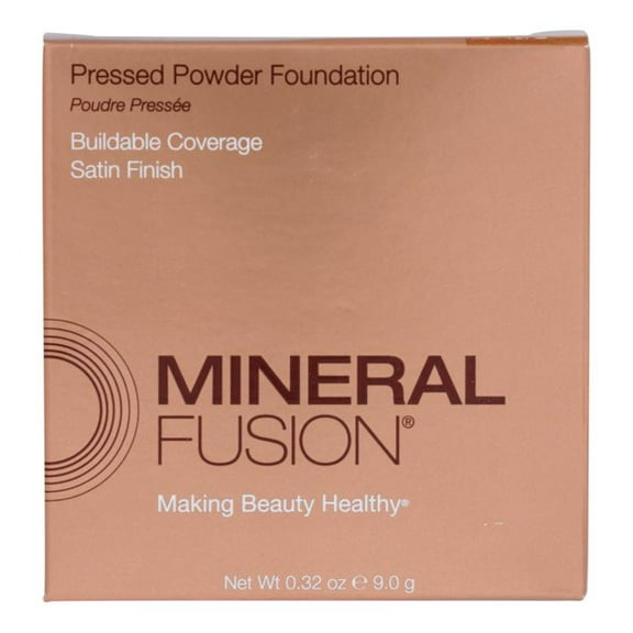 Mineral Fusion Pressed Makeup Powder Foundation Olive 4, 0.32 Oz