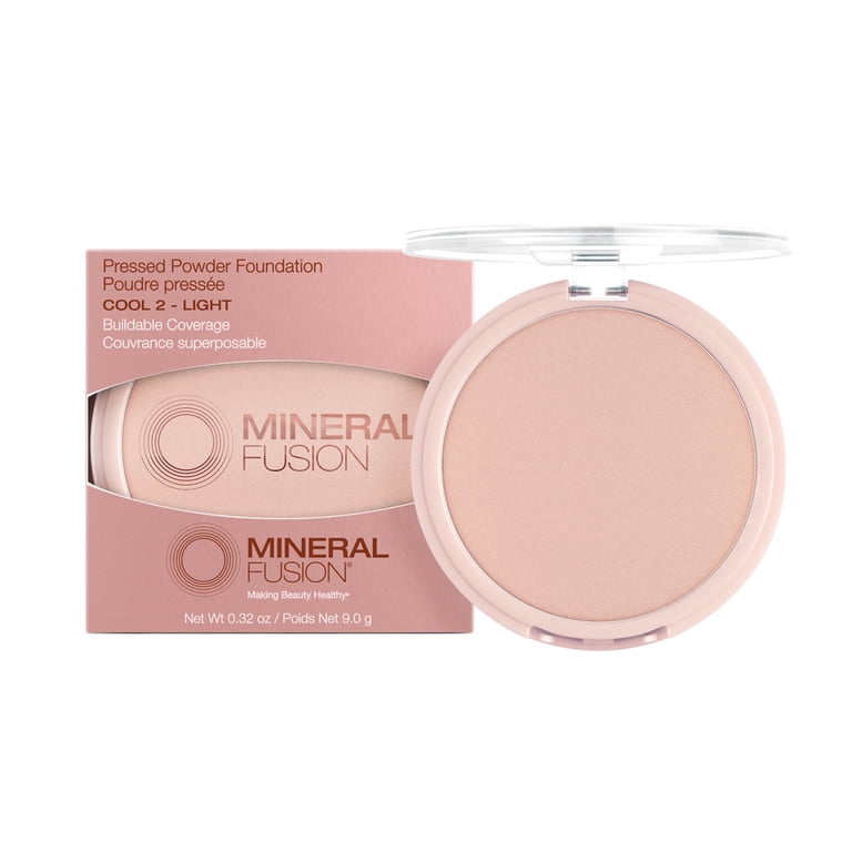 Mineral Fusion, Pressed Powder Foundation, Cool 2, Buildable