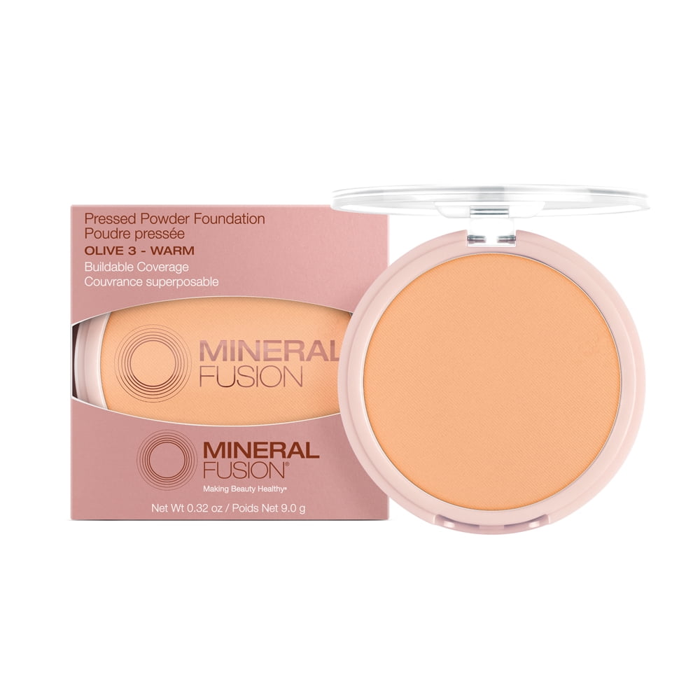 Mineral Fusion Pressed Powder Foundation Olive 3