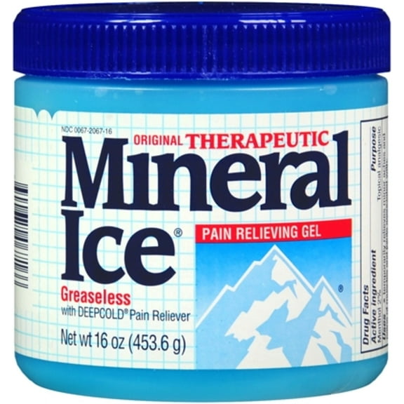 Mineral Ice Pain Relieving Gel 16 oz (Pack of 4)