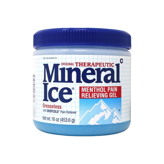Mineral Ice Pain Relieving Gel 16 oz (Pack of 9)