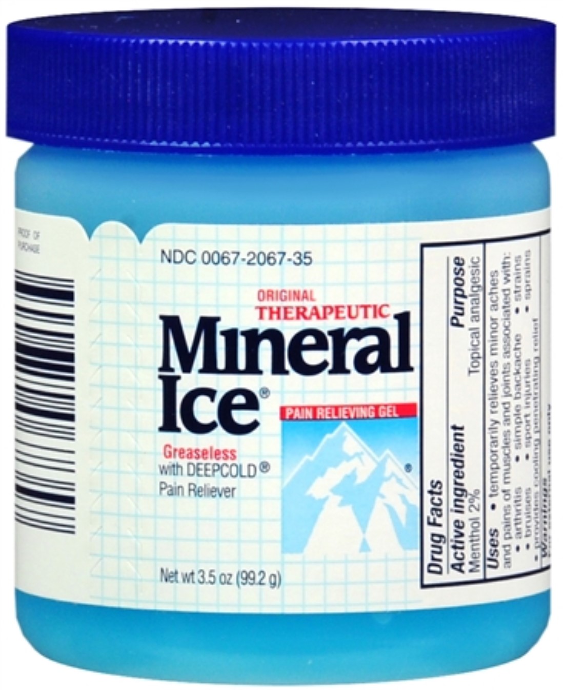 Mineral Ice Pain Relieving Gel 3.50 oz (Pack of 4) - image 1 of 1