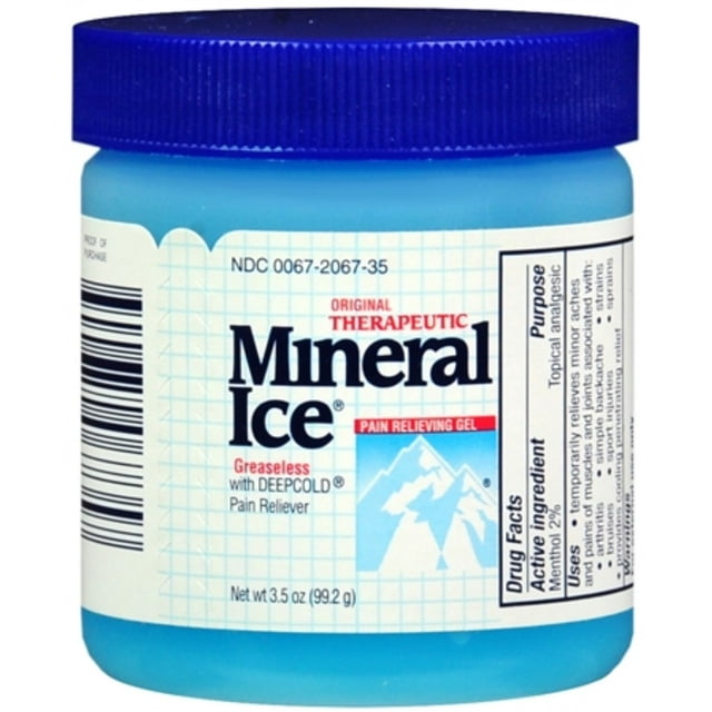 Mineral Ice Pain Relieving Gel 3.50 oz (Pack of 4)