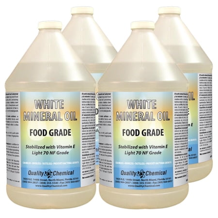 Mineral Oil 70 Food Grade, Light NF Grade - 4 gallon case