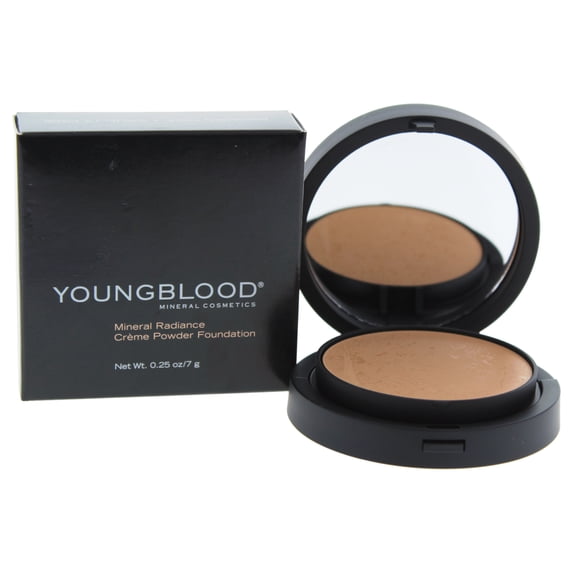 Mineral Radiance Creme Powder Foundation - Honey by Youngblood for Women - 0.25 oz Foundation