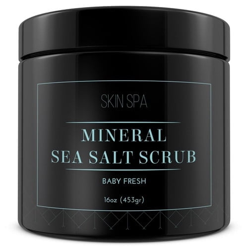 Mineral Sea Salt Scrub - Baby Fresh 16oz (453gr)