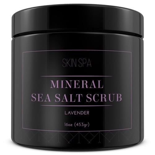 Mineral Sea Salt Scrub - Lavender 16oz (453gr)