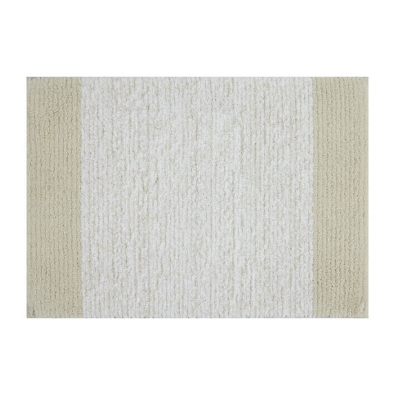 Mineral Spring Grenoble Polyester Tufted 2 Piece Bath Rug Set, Pumice Stone, 17" x 24" & 20" x 32"