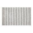 thumbnail image 1 of Mineral Spring Spa Luxe Stripe Polyester Tufted Bath Rug, Polished Taupe, 17" x 24", 1 of 7