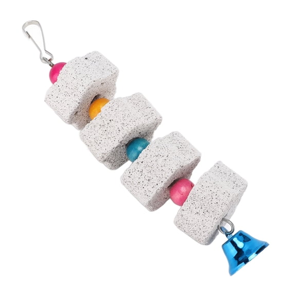 Mineral Stone Bird Toy, Natural Chew For Parrots  Small Pets, Promotes <span Style="background:red"></span> Health  Play!