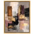 thumbnail image 1 of Mineral Texture Gold I Canvas Print Neutral Boho Art by Art Remedy, Gold Frame, 30 x 36, 1 of 6