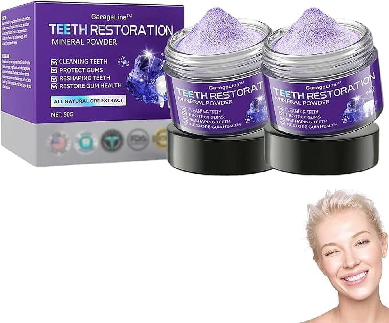 Mineral Tooth Powder,Teeth Restoration Mineral Powder, Teeth Whitening