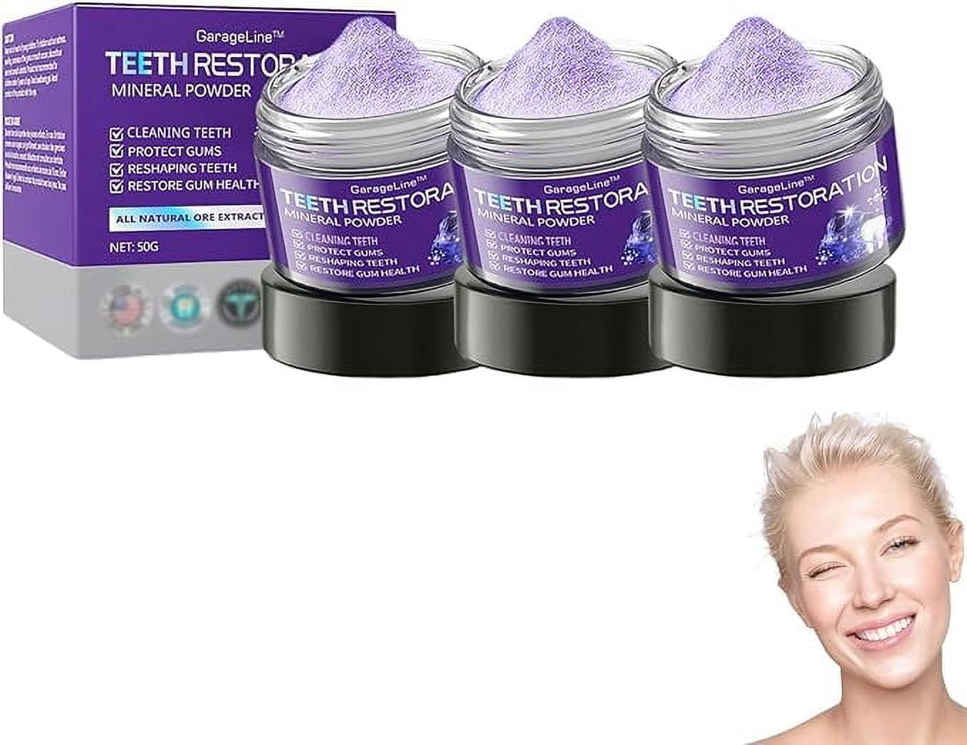Mineral Tooth Powder,Teeth Restoration Mineral Powder, Teeth Whitening