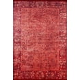 thumbnail image 1 of MineralniyeVodi Red Medallion Polyester Area Rugs for Living Room Washable Rugs Boho Moroccan Area Rug Soft Geometric Bohemian Distressed Indoor Rug for Bedroom Dining Room Foldable Nonslip Rug, 1 of 9