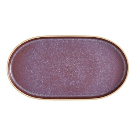 Minerals Large Oval Platter, Amethyst