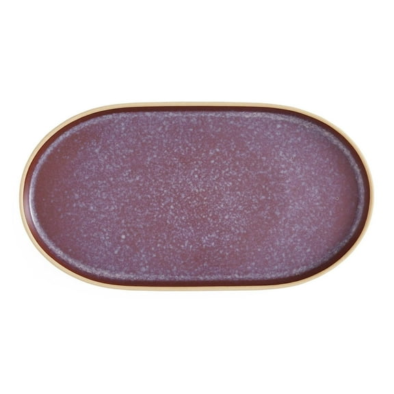 Minerals Large Oval Platter, Amethyst