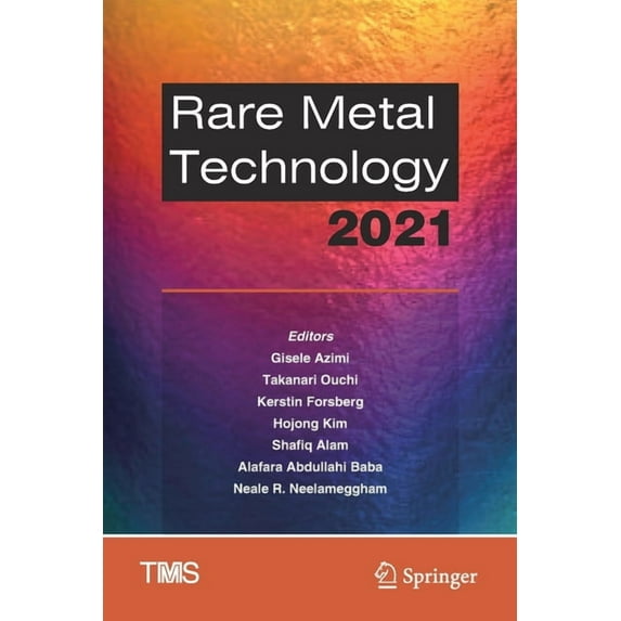 Minerals, Metals & Materials Rare Metal Technology 2021, (Paperback)