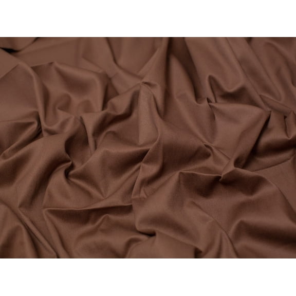 Minerva 100% Cotton Drill Fabric Brown - per yard