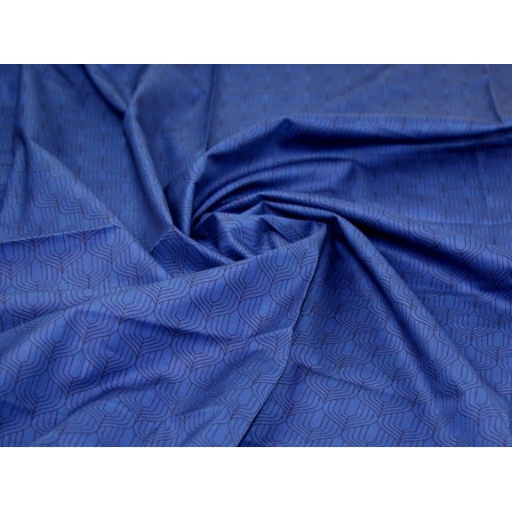 Minerva Deadstock 100% Cotton Fabric Navy - per yard
