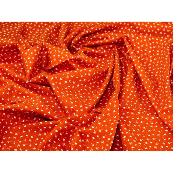 Minerva 100% Cotton Poplin Fabric Rust - per yard