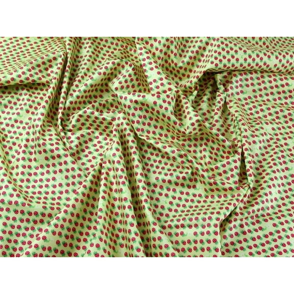 100% Cotton Poplin Fabric, Yellow Food Print for Dressmaking & Quilting, 44" Wide, By the Yard