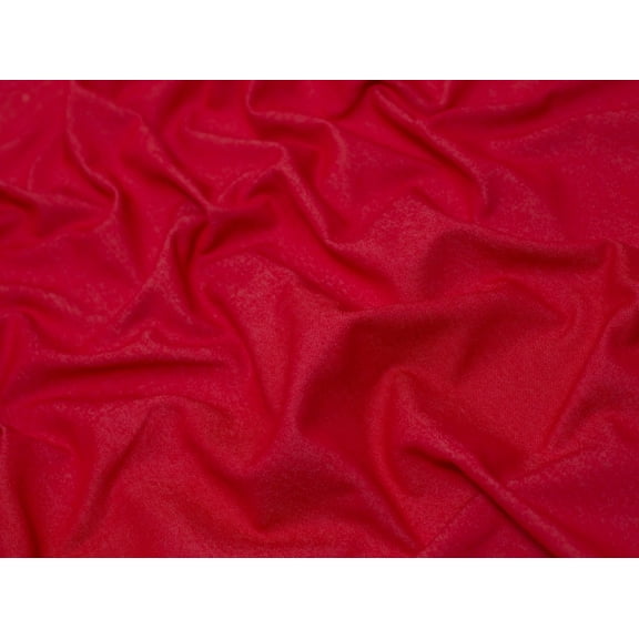 Minerva 280gsm Stretch Washed Denim Fabric Red - per yard