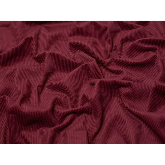 Minerva 8 Wale Cotton Corduroy Fabric Wine - per yard