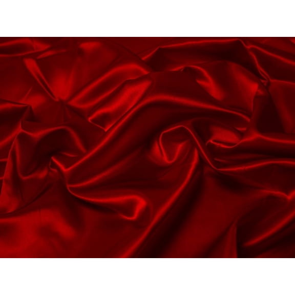 Minerva Acetate Satin Fabric Red - per yard