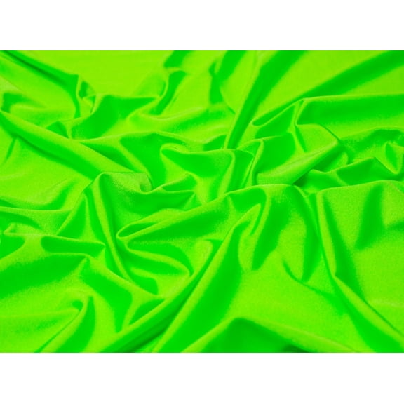 Minerva Activewear Lycra Stretch Knit Fabric Fluorescent Lime - per yard