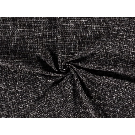 Minerva Boucle Tweed Coating Fabric Black - per yard