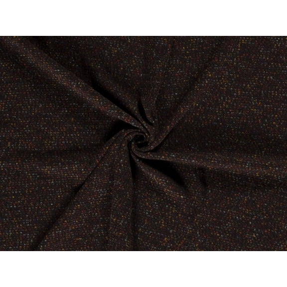 Minerva Brushed Boucle Tweed Fabric, Wine Solid for Dressmaking, 59" Wide, By the Yard