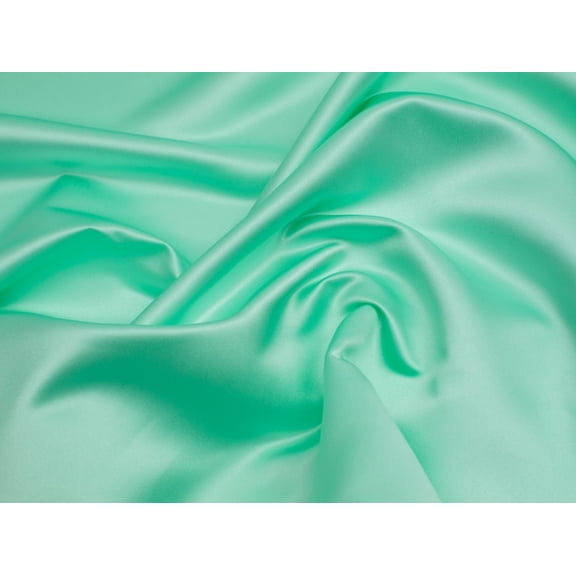 Minerva Classique Duchess Satin Fabric Mint Green - per yard