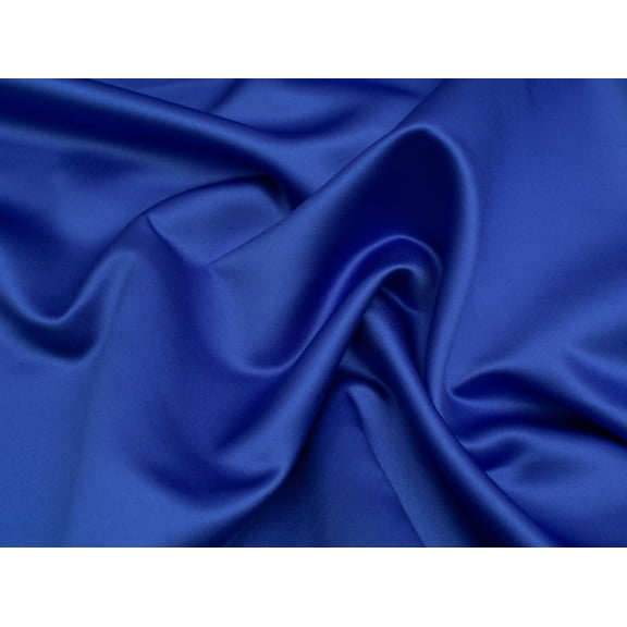 Minerva Classique Duchess Satin Fabric Royal Blue - per yard