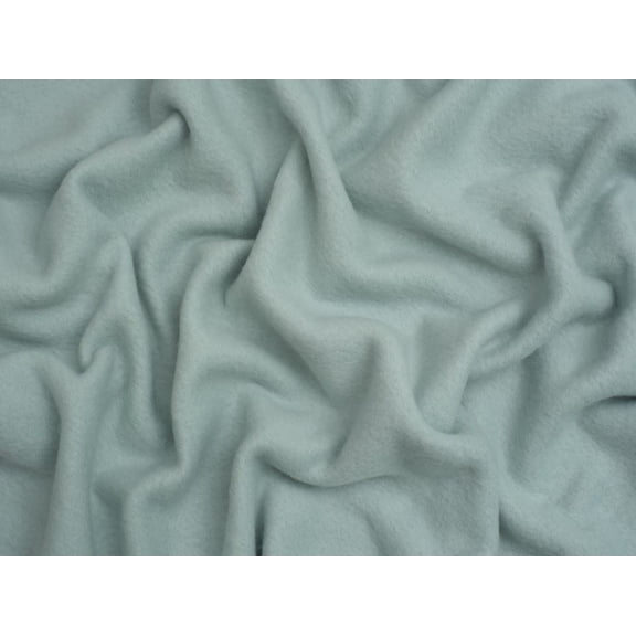 Minerva Core Range 100% Cotton Fleece Fabric Duck Egg - per yard