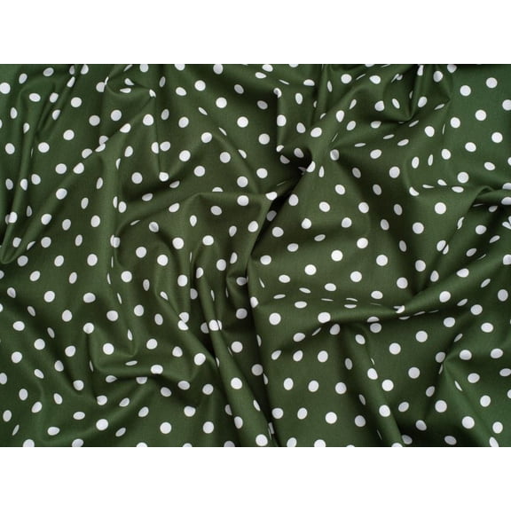 Minerva Core Range 100% Cotton Poplin Fabric Forest Green - per yard