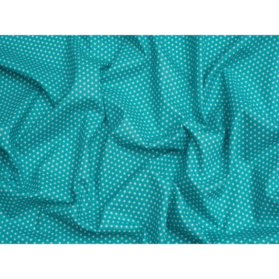 Minerva Core Range 100% Cotton Poplin Fabric Turquoise - per yard