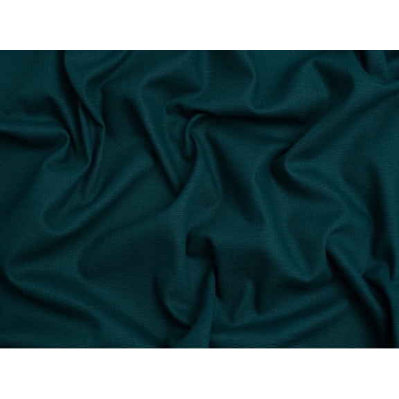 Minerva Core Range Basket Weave Soft Cotton Canvas Fabric Sapphire - per yard