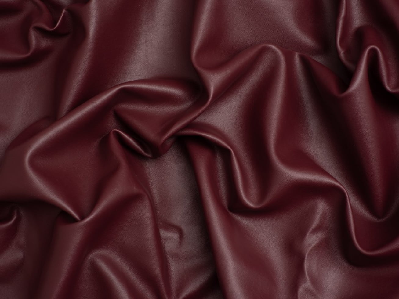 Minerva Core Range Heavy Faux Leather Fabric Wine - per yard