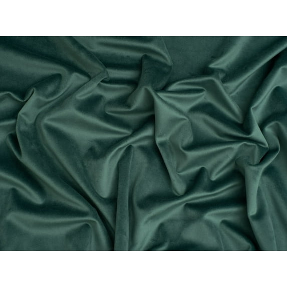 Minerva Core Range Matte Velvet Knit Fabric Dark Mint - per yard