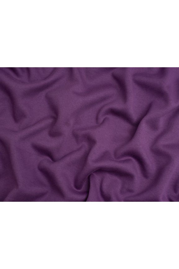 Polycotton Fleece Back Sweatshirt Stretch Knit Fabric Heather - per yard
