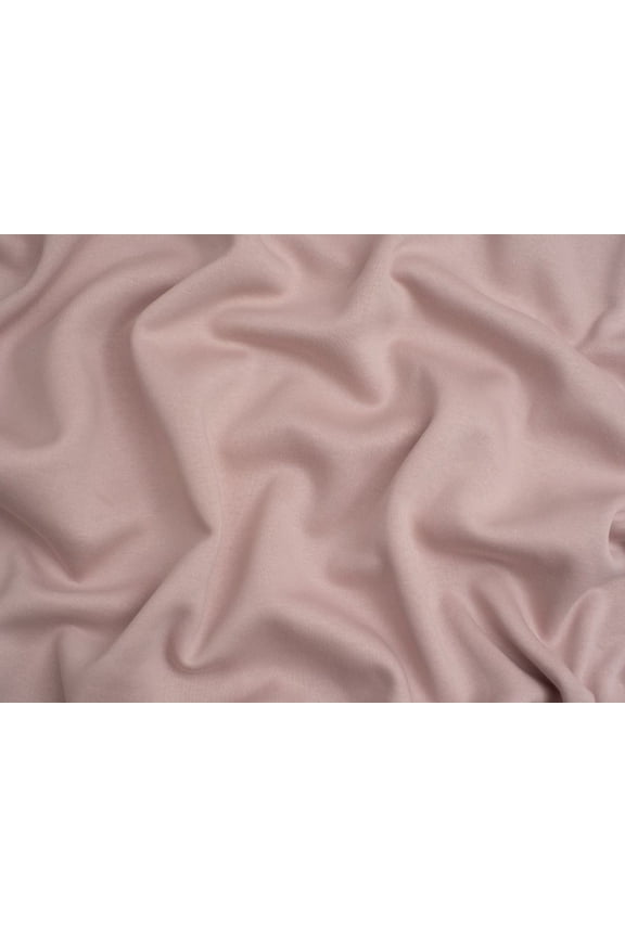 Polycotton Fleece Back Sweatshirt Stretch Knit Fabric Plum - per yard