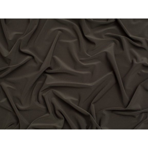 Minerva Core Range Ritual ITY Stretch Silky Knit Fabric, Mink Solid for Dressmaking, 56" Wide, By the Yard