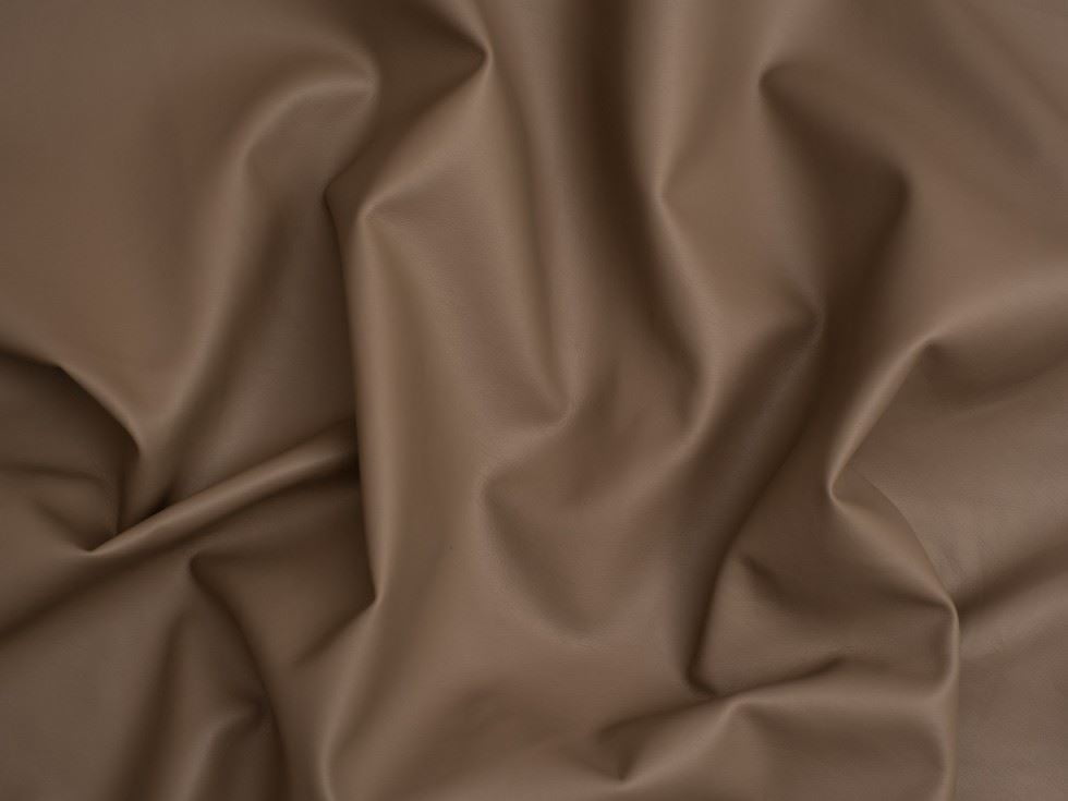 Minerva Core Range Soft Faux Leather Fabric Beige - per yard