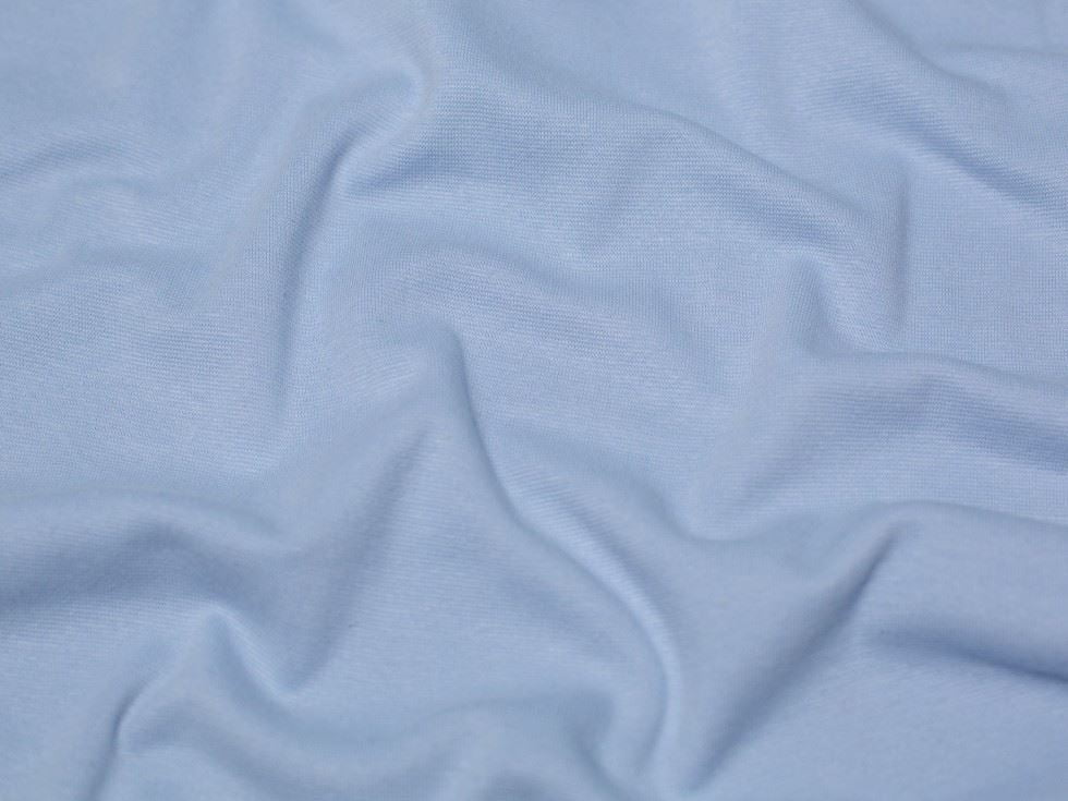 Minerva Core Range Stretch Tubular Ribbing Knit Fabric, Dusky Blue ...