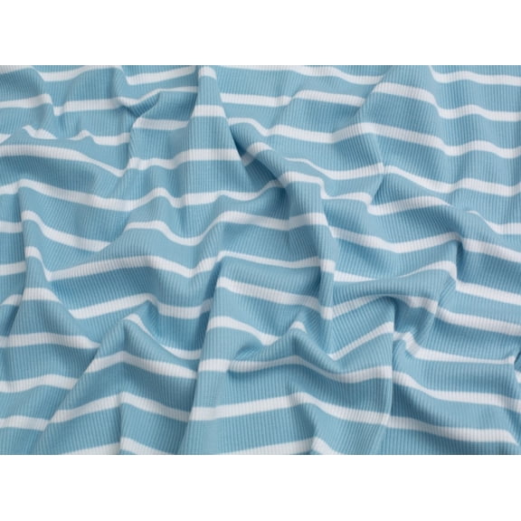 Minerva Core Range Yarn Dyed Heavy Cotton Rib Stretch Knit Fabric - per yard