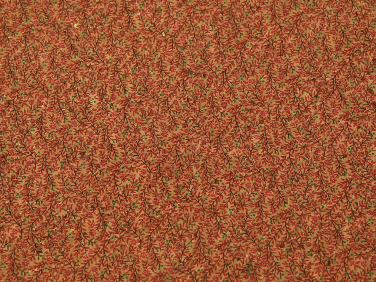 Minerva Cork Leather Fabric Red - per yard